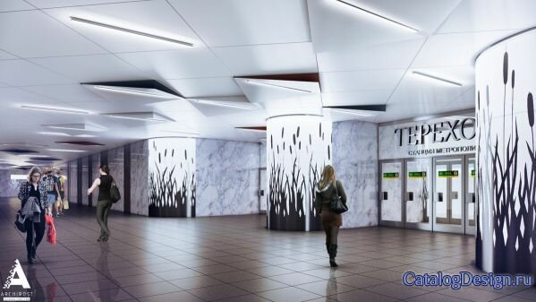 Визуализация метро "Терехово"